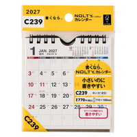 #日本能率（国内販売のみ） NOLTYカレンダー　27年度版卓上 B7変型 C239