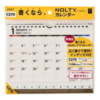 #日本能率（国内販売のみ） NOLTYカレンダー　27年度版卓上 A5横 C270