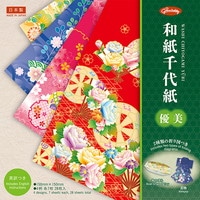 #ショウワノート 知育用品 和紙千代紙 15cm角 優美 232088