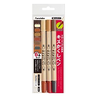#呉竹(国内販売のみ） 生活雑貨 家具キズかくしペン  6色セット TC-2200/3VA