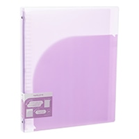 #キョクトウ・アソシエイツ ファイリング用品 パペルール･バインダー ワイド･A4 パープルパープル LN59PU