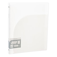 #キョクトウ・アソシエイツ ファイリング用品 パペルール･バインダー ワイド･A4 ホワイト LN59W