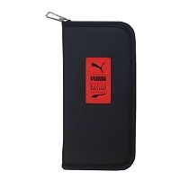 #クツワ(国内販売のみ） ペンケース ブックタイプ  ブラック PM570BK