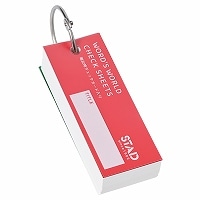 #クツワ メモ帳 単語カード 中  SC249