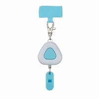 #クツワ 身辺雑貨 LED防犯アラームスゴピカ  ミント ST138MT