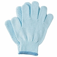 #クツワ 生活雑貨 カラーこども軍手  ライトブルー KR035LB