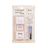 #クツワ スタンプ ハンココスライド  鳥とねこハウス DE018C