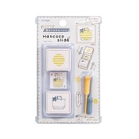 #クツワ スタンプ ハンココスライド  ねこ入りかばん DE018D