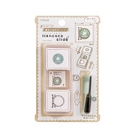 #クツワ スタンプ ハンココスライド  カフェ看板 DE018F