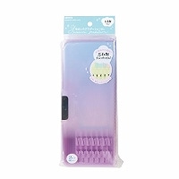 #クツワ 収納用品 マグネット筆入･ゆめいろグラデーション  パープル CH214PU