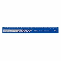 #クツワ(国内販売のみ）  PUMA･ホログラム定規 17cm ブルー PM605BL