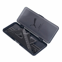 #クツワ(国内販売のみ）  PUMA･定規セット 15cm 白＆黒 PM607