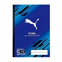 #クツワ(国内販売のみ） ノート PUMA･自由学習帳 5mm方眼 ブルー PM608BL