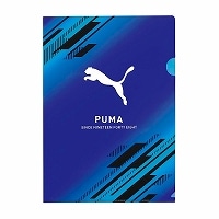 #クツワ(国内販売のみ） ファイリング用品 PUMA･クリアホルダー A4 ブルー PM611BL