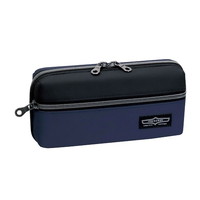 #クツワ 収納用品 プリザーブペンケースSi  ネイビー AK080NB