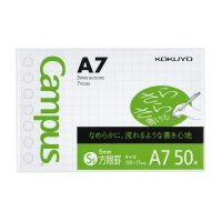 #コクヨ リーフノート ルーズリーフ･さらさら･方眼 A7  ﾉ-897S-5
