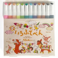 #コクヨ 筆ペン いろふでぺん  12色Ａセット KE-AC45-12A