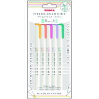 最終_#ゼブラ(国内販売のみ） 水性マーカー マイルドライナー ファイン 5色ｾｯﾄB WYT9-5C-B