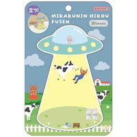 #サンスター文具(国内販売のみ）  未確認飛行ふせん  乳搾り S2854236