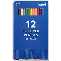 #トンボ鉛筆 鉛筆 ソフトケース入色鉛筆六角軸  A柄 CY-KA0112C