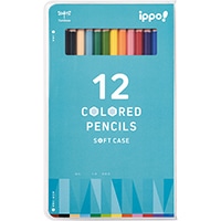 #トンボ鉛筆 鉛筆 ソフトケース入色鉛筆六角軸  C柄 CY-KC0112C