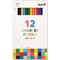 #トンボ鉛筆 鉛筆 ソフトケース入色鉛筆六角軸  D柄 CY-KD0112C