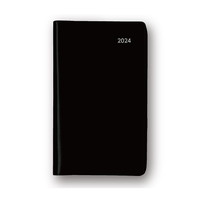 #ダイゴー ダイアリー 2024 アポイント 文字大 1Mホリゾンタル ブラック 手帳サイズ ブラック E8308