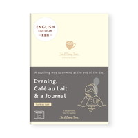 #ダイゴー 日記帳 夜とカフェオレと日記帳 英語版･A6 カフェオレ色 R2402