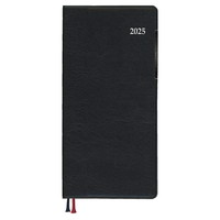#ダイゴー ダイアリー 25-26 アポイント 1W+横罫  ブラック E8829
