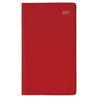 #ダイゴー ダイアリー 2027 ダイアリー 9月始 1Mブロック 薄型  レッド E2322