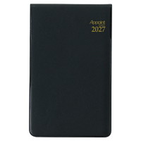 #ダイゴー ダイアリー 2027年度 アポイント 1W+横罫 縦開  ブラック E1006
