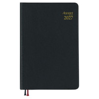 #ダイゴー ダイアリー 2027年度 アポイント 1W+横罫  ブラック E1008