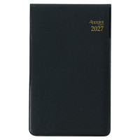 #ダイゴー ダイアリー 2027年度 アポイント 1M 縦開 薄型  ブラック E1301