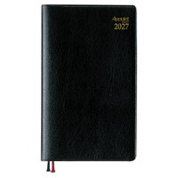 #ダイゴー ダイアリー 2027年度 アポイント 1W+横罫  ブラック E1020