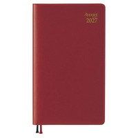 #ダイゴー ダイアリー 2027年度 アポイント 1W+横罫  レッド E1017