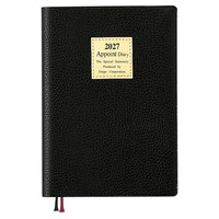 #ダイゴー ダイアリー 2027年度 アポイント 1Mホリゾンタル A6 ブラック E1302