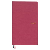 #ダイゴー ダイアリー 2027年度 アポイント A6スリム 1Wファミリー  ピンク E1374