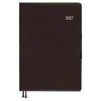 #ダイゴー ダイアリー 2027年度 アポイント 1W+横罫 A6 ブラウン E8433