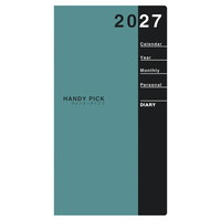 #ダイゴー ダイアリー 2027年度 HPダイアリー S 1Mブロック 平日広  グリーン E1091