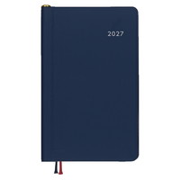 #ダイゴー ダイアリー 2027年度 アポイント 文字大 1W＋横罫 鉛筆付き  ネイビー E8329