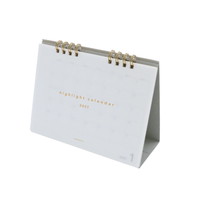 #ダイゴー カレンダー 2027年度 isshoni. ハイライトカレンダー A6 A6 ホワイト E8773