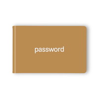 #ダイゴー ノート ID・パスワードブック ミニ ブラウン U1058
