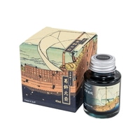 #ナカバヤシ 筆記関連小物 浮世絵インク 40ml・染料 北斎青鈍 TFPI-WD42-27