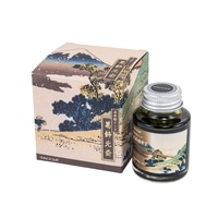 #ナカバヤシ 筆記関連小物 浮世絵インク 40ml・染料 北斎璃寛茶 TFPI-WD42-28
