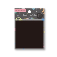 #ナカバヤシ 付箋 ノアールパッド･黒付箋スクエア 75×75mm・30枚入 黒 FST-007-1