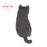 #ナカバヤシ 生活雑貨 ネコノセ・マルチポーチ M ハイロシアン NNS-MP02GY