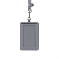 #ナカバヤシ ファイリング用品 IDカードホルダー タテ型 ストーングレー MGT-ID-02-N