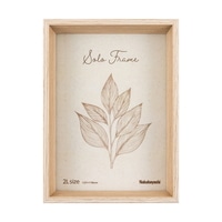 #ナカバヤシ インテリア用品 ソロフレーム 2L判 ナチュラル F-TW-122-NA