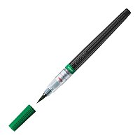 #ぺんてる カラー筆ペン アートブラッシュ  グリーン XGFL-104