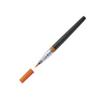 #ぺんてる カラー筆ペン アートブラッシュ  オレンジ XGFL-107